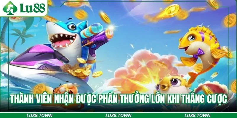 Thành viên nhận được phần thưởng lớn khi thắng cược